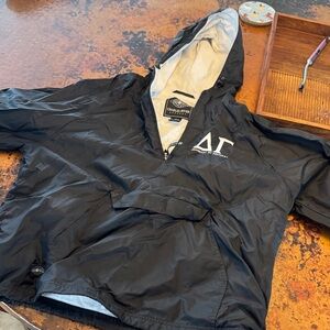 Delta Gamma UK black pullover jacket